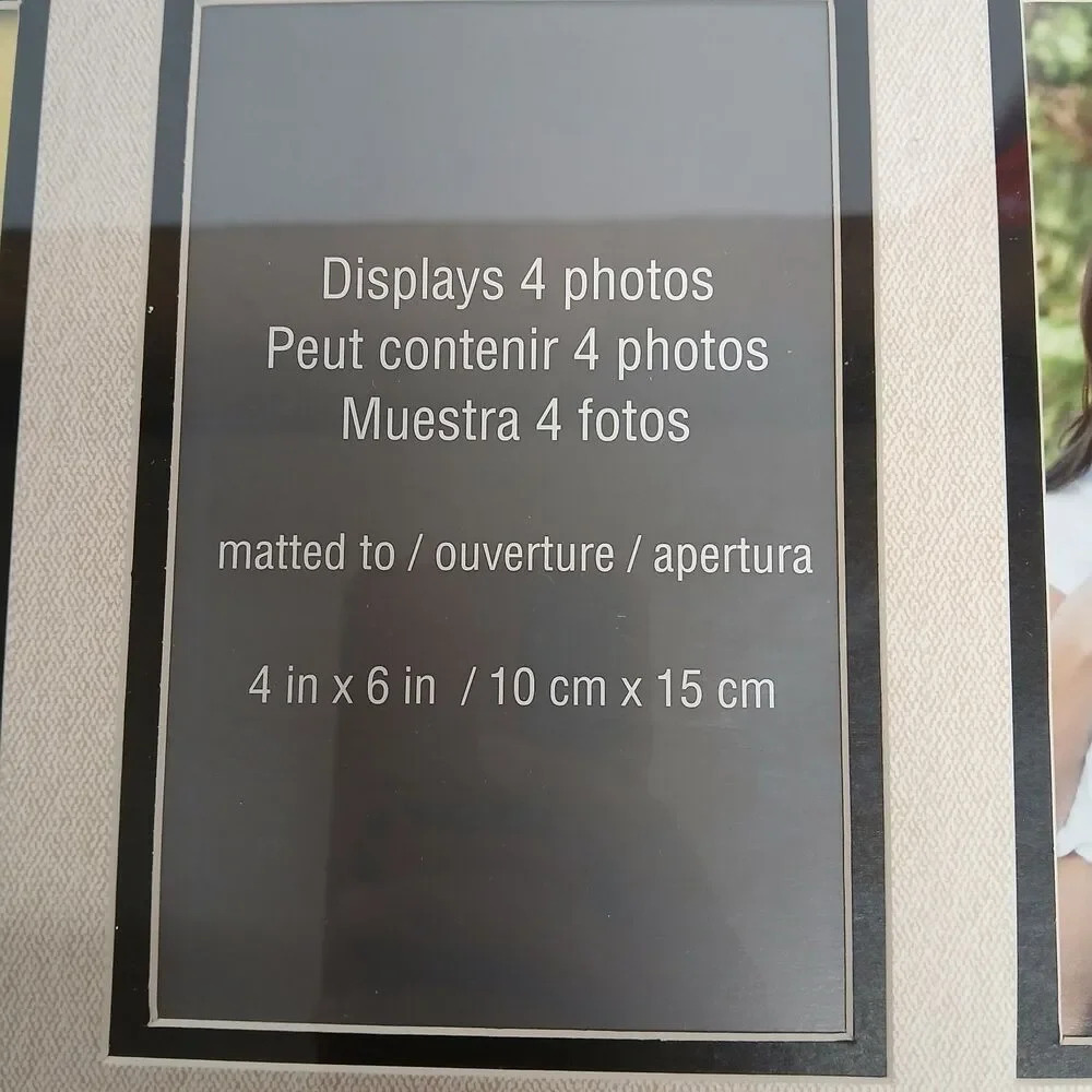 Studio Decor Espresso Brown Wood Photo Collage Picture Frame for 4x6 Photos